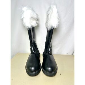 NIB Funtasma Black Santa Boots Size